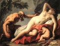 Venus And Satyr grand manner Sebastiano Ricci